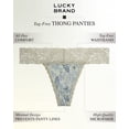 thumbnail image 2 of Paquete de 5 Calzones Tanga de Encaje Lucky Brand para Mujer XL, 2 of 6