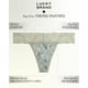 thumbnail image 2 of Paquete de 5 Calzones Tanga de Encaje Lucky Brand para Mujer XL, 2 of 6