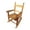 Oak, variant on CZBZ Kids Rocking Chair, Child Toddler Small Baby Wooden Comfy Rocker Chairs, Children's Chair for Nursery Bedroom Living Room Outdoor Reading Room, Indoor/ Outdoor, Ages 6-10