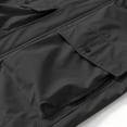 thumbnail image 4 of Men's Tactical Softshell Hooded Jacket, Windproof Waterproof Loose Casual Sport Rain Coat with Multi Snap Pockets, Outdoor Outerwear for Commuting Hiking Camping Black, 4 of 7