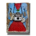 thumbnail image 1 of Epic Graffiti 'Blue Flamingo' by Loui Jover, Canvas Wall Art, 26"x34', 1 of 3