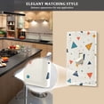 thumbnail image 5 of Yayeee Duplex Wall Plate 1-Gang 4.5"x2.7" Home Receptacle Light Switch Decorative Outlet Cover, Beige Simple Shapes, 5 of 7