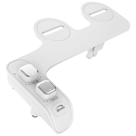 Bemis WS100 Wellspring Bidet Attachment, Fresh Water Spray, Non Electric, Easy to Install, White Toilet Seat