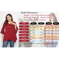thumbnail image 6 of Daystry Women's Plus Size Top 3/4 Sleeve Shirt Dressy Tunic Blouse White-4X, 6 of 10