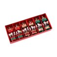 thumbnail image 1 of 6 piezas de carrusel de caballo colgante decoración navideña fiesta decorativa rojo oro verde, 1 of 9