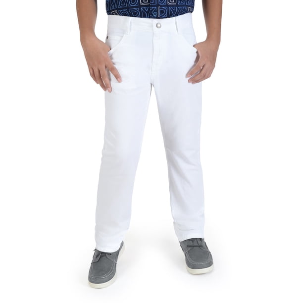 Jeans Yale Boys Slim Fit 0552 Blanco