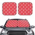 thumbnail image 6 of Lsque Labrador Retriever Dog 2 PCS Windshield Sun Shade | CarFoldable Window Covers | Car Accessories Reflect UV for Universal Cars SUV Truck | Medium, 6 of 7