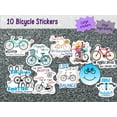 thumbnail image 2 of Bicycle Stickers - Leann Michael Stickers, 2 of 4