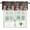 Color 8, variant on Rdsfhsp Window Valance Rod Pocket Short Curtain Panel Snowy Christmas Tree Truck and Snowflake Kitchen Valances Curtains, Vintage Wood Grain Red Plaid Window Treatments Drape 54x18 Inch