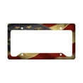 thumbnail image 1 of CafePress - Distressed Vintage American Flag License Plate Hol - Aluminum License Plate Frame, License Tag Holder, 1 of 1
