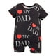 thumbnail image 3 of Mameluco Ligero CUTICAT para Bebé 9 a 12 Meses 'I Love My Dad, 3 of 8