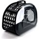 thumbnail image 1 of Bolsa para mascotas, bolsa transparente con cápsula espacial para gatos y cachorros, diseñada para viajes, senderismo, caminatas y uso al aire libre (1 unidad-negro), 1 of 4