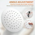 thumbnail image 7 of Round 1-Spray Patterns with 1.8 GPM 8 in. Wall Mount Rain Fixed Shower Head with Brass Valve, 7 of 7