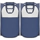 thumbnail image 3 of Cesto de ropa sucia emergente, malla de poliéster y nailon reforzado con asas portátiles, portátil para transportar y almacenar fácilmente, 3 of 8