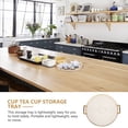 thumbnail image 2 of MOVTOTOP 1Pcs Plateau Rond en Plastique pour Usage Commercial dans Hôtels et Salon de Beauté, 2 of 7