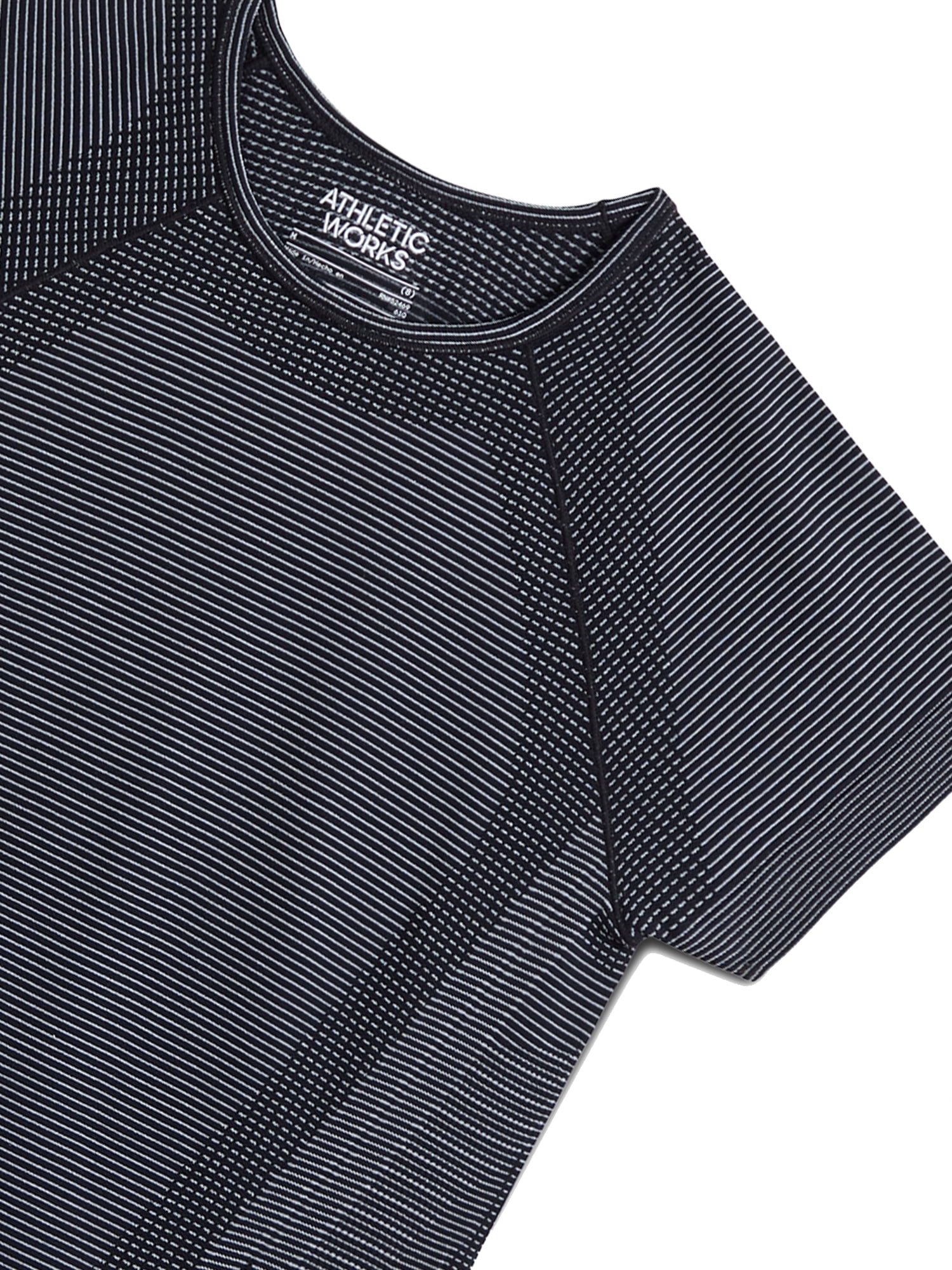 Athletic Works Girl's Active Short Sleeve Seamless Tee, Sizes 4-18