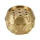 thumbnail image 3 of Soporte para incienso con 9 orificios, base de latón para incienso, soporte para incienso, quemador de incienso para dormitorio, casa de té, gabinete Oro 2mm, 3 of 8