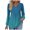 Sky Blue, variant on Kaemgyyd Womens Tops Long Sleeve Fall Shirts Gradient Notch V Neck Tunic Shirt Fashion Pleated Flowy Dressy Casual Blouses