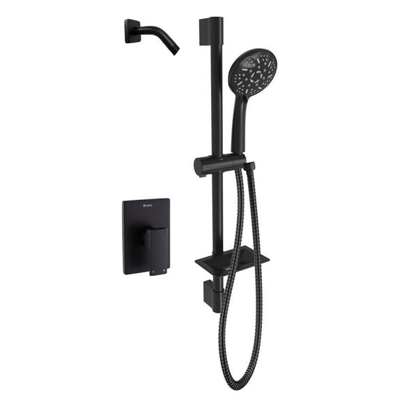 The akuaplus® - EMILIA pressure balance valve PEX installation with adjustable shower post system 9 Settings hand shower