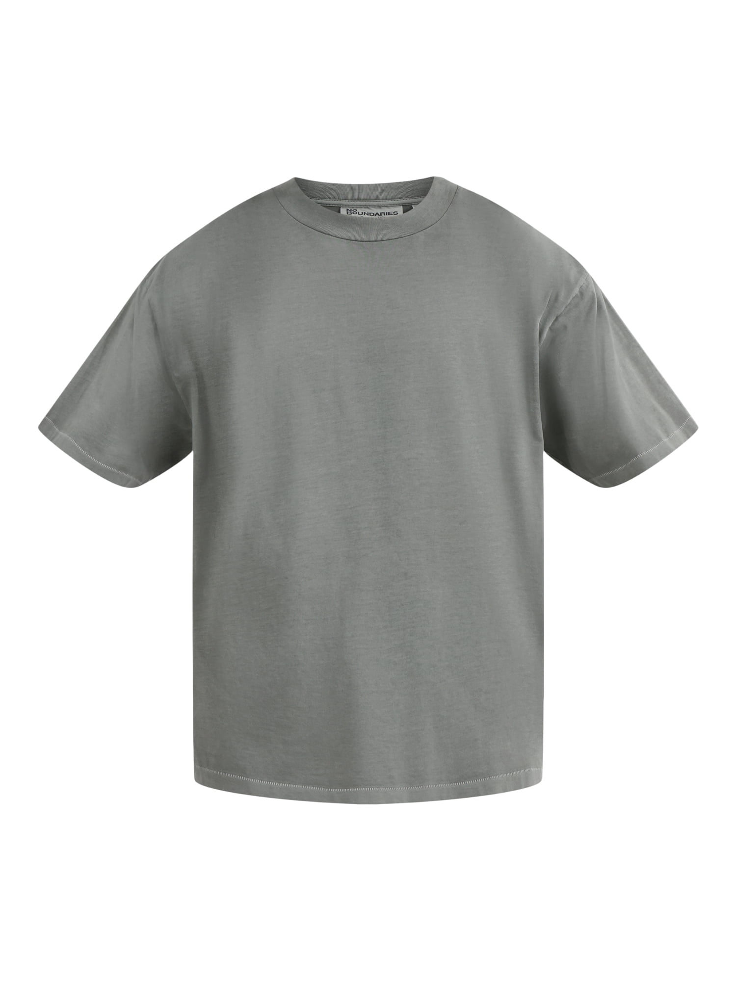 No Boundaries All Gender Cotton Oversize Tee with Short Sleeves, Men's and Big Men's