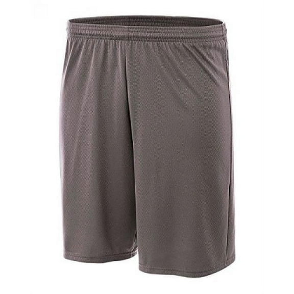 9 Power Mesh Shorts, Graphite, 3X-Large
