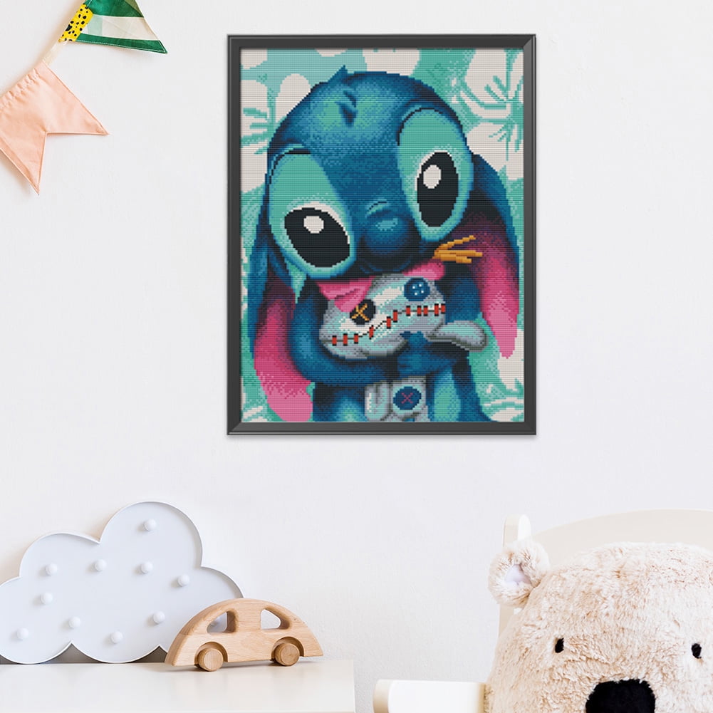 Peggybuy Cross Stitch Kits DIY Cartoon 11CT Stamped Printed
