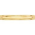 thumbnail image 2 of 14K Yellow Gold 14Ky 3mm Half Round With Edge Band Size 5.5 Made In United States hre030-5.5, 2 of 5
