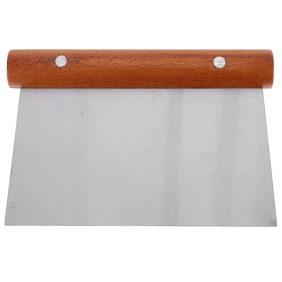 Stainless Steel Cutting Blade Stainless Steel Dough Scraper Wood Handle Dough Scraper