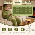 thumbnail image 2 of Snuggle Onesie Pajamas Included Shoes, Cuddle Good Onesie Plush Hooded Home Loungewear, 2 of 6
