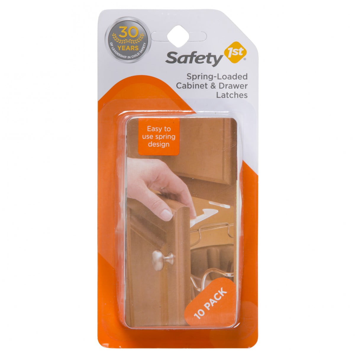 Safety 1st Spring Loaded Cabinet And Drawer Latch 10 Pack Walmart Canada