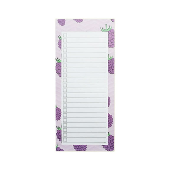 Magnetic Tear-Away Notepad Small Notebook Daily Planner Punch Card Memo List Task List F, Tearable Memo Book Small Notebook Daily Plan Book Clock in Memo List Task List