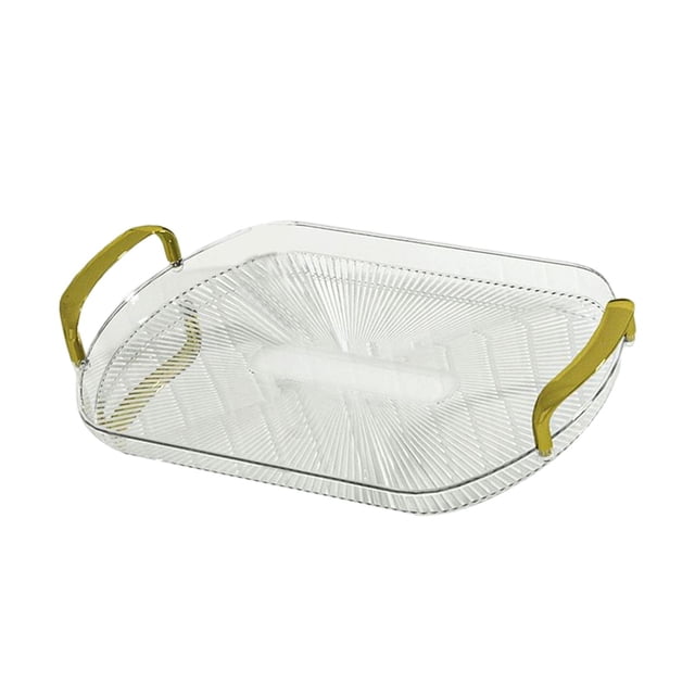 Bandeja para servir Bandejas decorativas Bandejas para perfumes Bandeja para cosméticos adornada Cocina Blanco