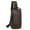 Coffee, variant on Sling Bag for Women and Men – 12.59 in x 6.69 in x 3.15 in Water-Resistant Chest Pack with Adjustable Strap, Earphone Hole, and 7.9 in Tablet-Compatible Main Pocket