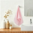 thumbnail image 4 of Qiopertar 3 Pack Cotton Towels, Premium Absorbent Face Towel Washcloth Set, Quick Dry Bath Towels for Gym Travel Beach Outdoor Activities, Pink, 4 of 6