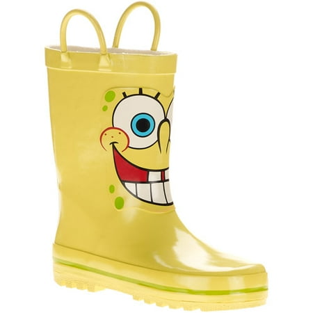 nickelodeon kid s spongebob squarepants rain boots walmart com