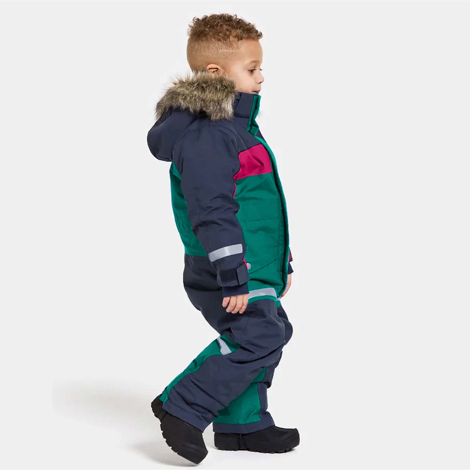 TEAJOPSUU Boy's Girl's Snow Suit Infant Toddler Baby Skisuit One Piece Waterproof Insulated Winter Jumpsuit Coveralls 1-15 Years B-Green