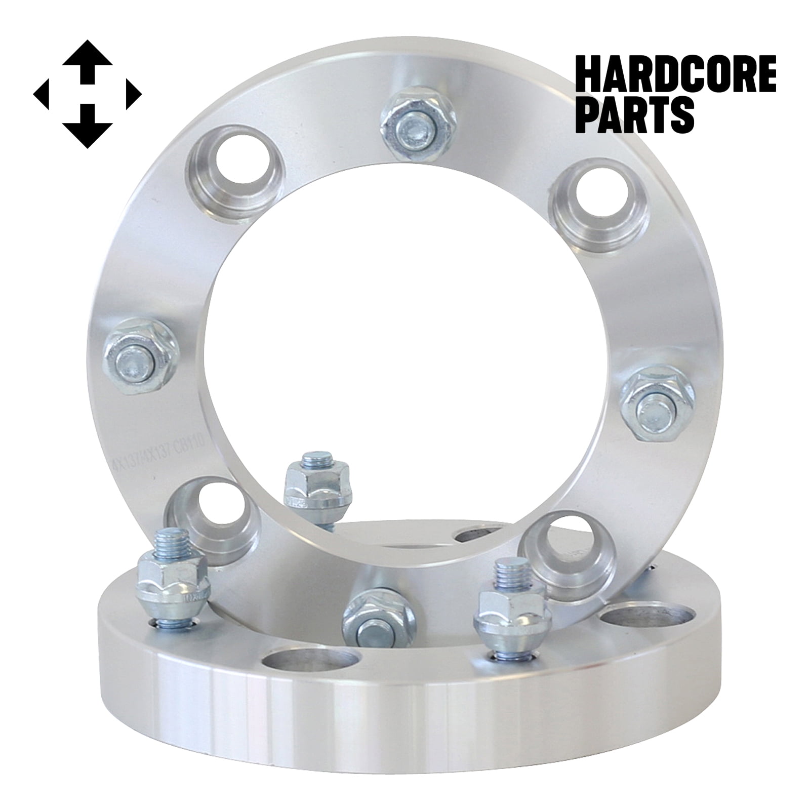 2 QTY ATV Wheel Spacers 4 CAN-AM Bombardier Renegade Outlander Commander Kawasaki Mule Prairie Brute Force Bayou 4x137 fits all 4x137 bolt patterns 2 inch Per Side 