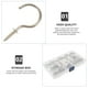 thumbnail image 2 of KAKOWELY 150 ganchos de tornillo prácticos para techo, ganchos de pared atornillables para interiores y exteriores, 2 of 5