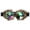 B-Brass, variant on SAYFUT 40+Colors Rainbow Kaleidoscope Sunglasses Lens Cosplay Goggles Barbed Wire Led Light Steampunk Goggles