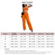 thumbnail image 5 of Traje de verano para mujer Estrela, busto fruncido, tirantes finos, Top de tubo, tiro alto, cintura elástica, pantalones largos, traje de verano de Color puro naranja m, 5 of 5