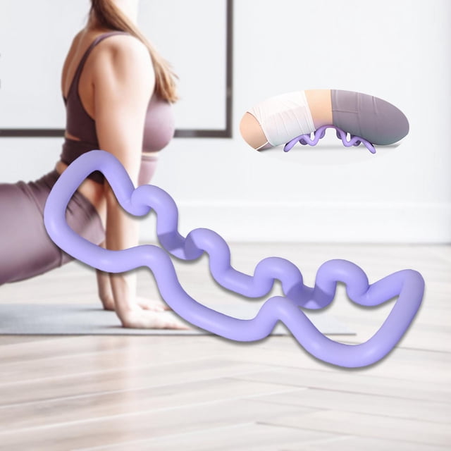 Masajeador de tejido profundo, herramienta de masaje corporal completo, compacto, para relajación muscular, para mujeres y hombres, regalo, camilla de Púrpura claro