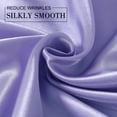 thumbnail image 5 of Astarin Satin Silk Pillowcase for Hair, Lilac Pale King Size silk pillow, Satin Pillow Covers 2 Pack with Envelope Closure, 20x36 Inches, 5 of 7