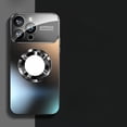 thumbnail image 2 of Funda de teléfono de lujo de titanio metálico mate para iPhone 16, 15, 14, 13, 12 y 11 Pro Max Plus, con carga inalámbrica magnética, cristal a prueba de golpes y protección para lente de cámara., 2 of 8