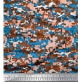 thumbnail image 1 of Soimoi Rayon Fabric Two Tone Camouflage Print Fabric by the Yard 56 Inch Wide, 1 of 1