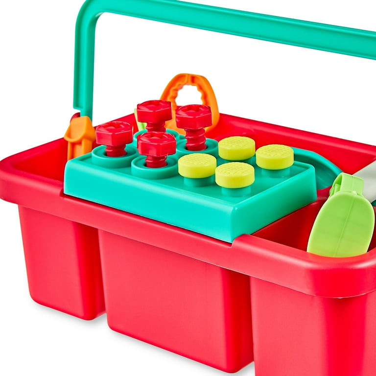 Kid Connection Toddler Tool Set 25 Pieces with Light Up Power