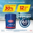 thumbnail image 4 of Impermeabilizante Acrílico Elastomérico Base Agua De Secado Extra Rápido Con Tecnología Hidro Repelente Fester Acriton ProShield 12 Años 19 L Blanco, 4 of 5