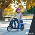 thumbnail image 4 of Razor Pocket Mod Petite - Purple, 12V Miniature Euro-Style Electric Scooter, up to 8 mph, for Ages 7+, 4 of 15