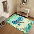 Washable Area Rugs 4x6 FT Cartoon Dinosaur Rugs for Living Room Non ...