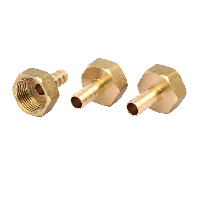 Conector adaptador de tubo de 10 mm con rosca hembra de 3/4 BSP, 3 piezas