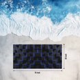 thumbnail image 2 of Beach Towel Navy Blue Black Cubes Bath Pool Towels Modern Artificial Absorbent Beach Towel Soft Large Quick Dry Lightweight Camping Travel Sports Yoga Gym Swim Towels for Adult 35x70 Inch, 2 of 9